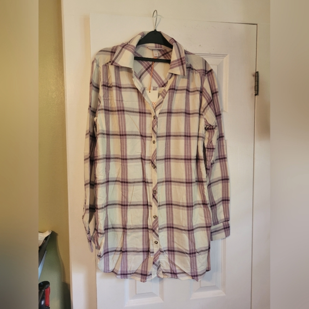 Knox Rose light weight flannel